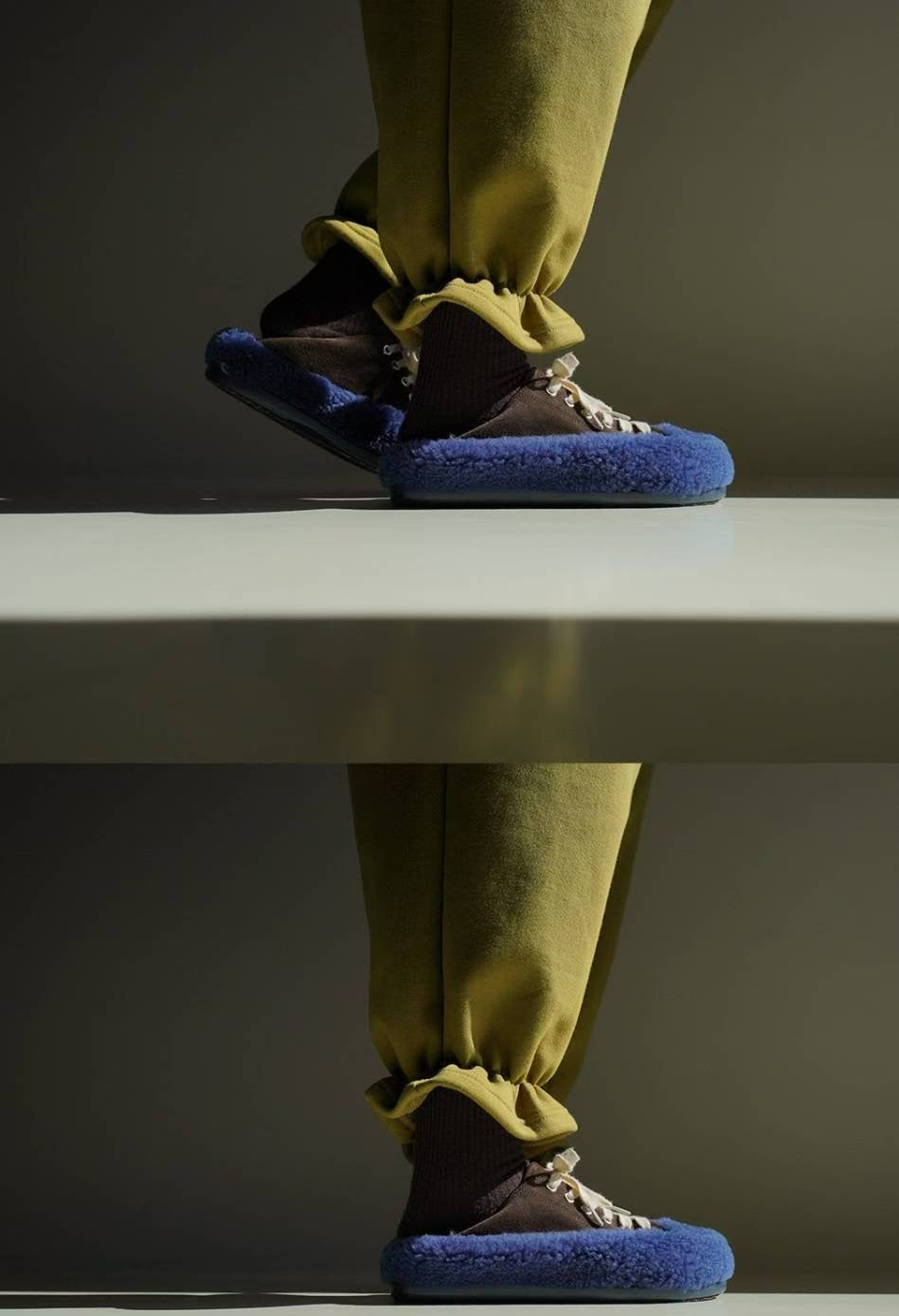 束腳Ruffle運動褲/橄欖