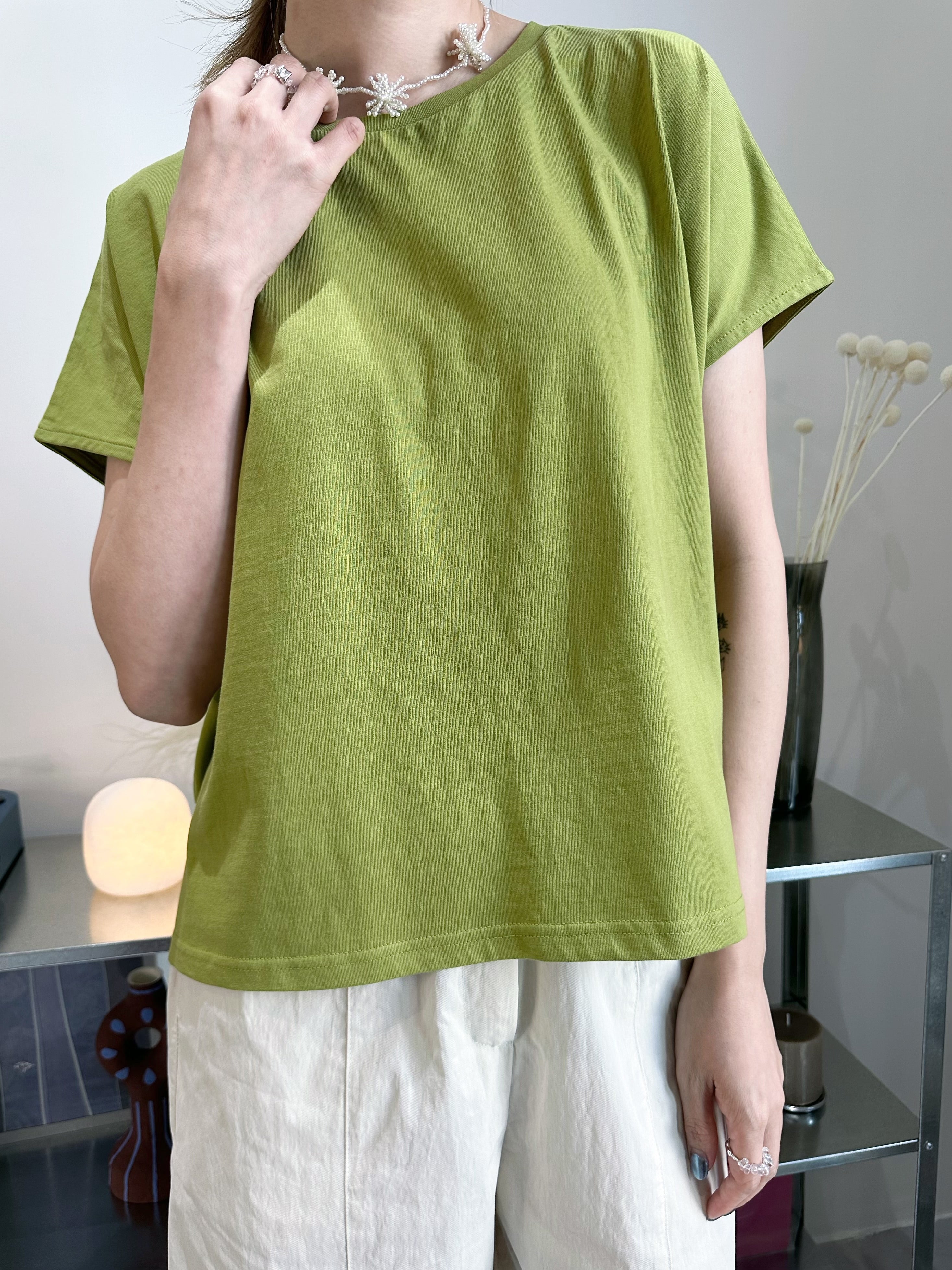 (訂貨:約15工作天)
梯型舒適T-shirt/橄欖