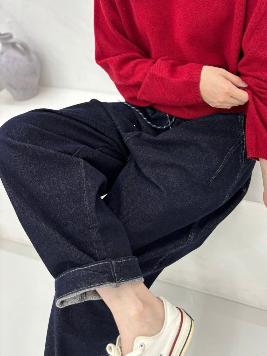 高質超舒適牛仔褲/深藍