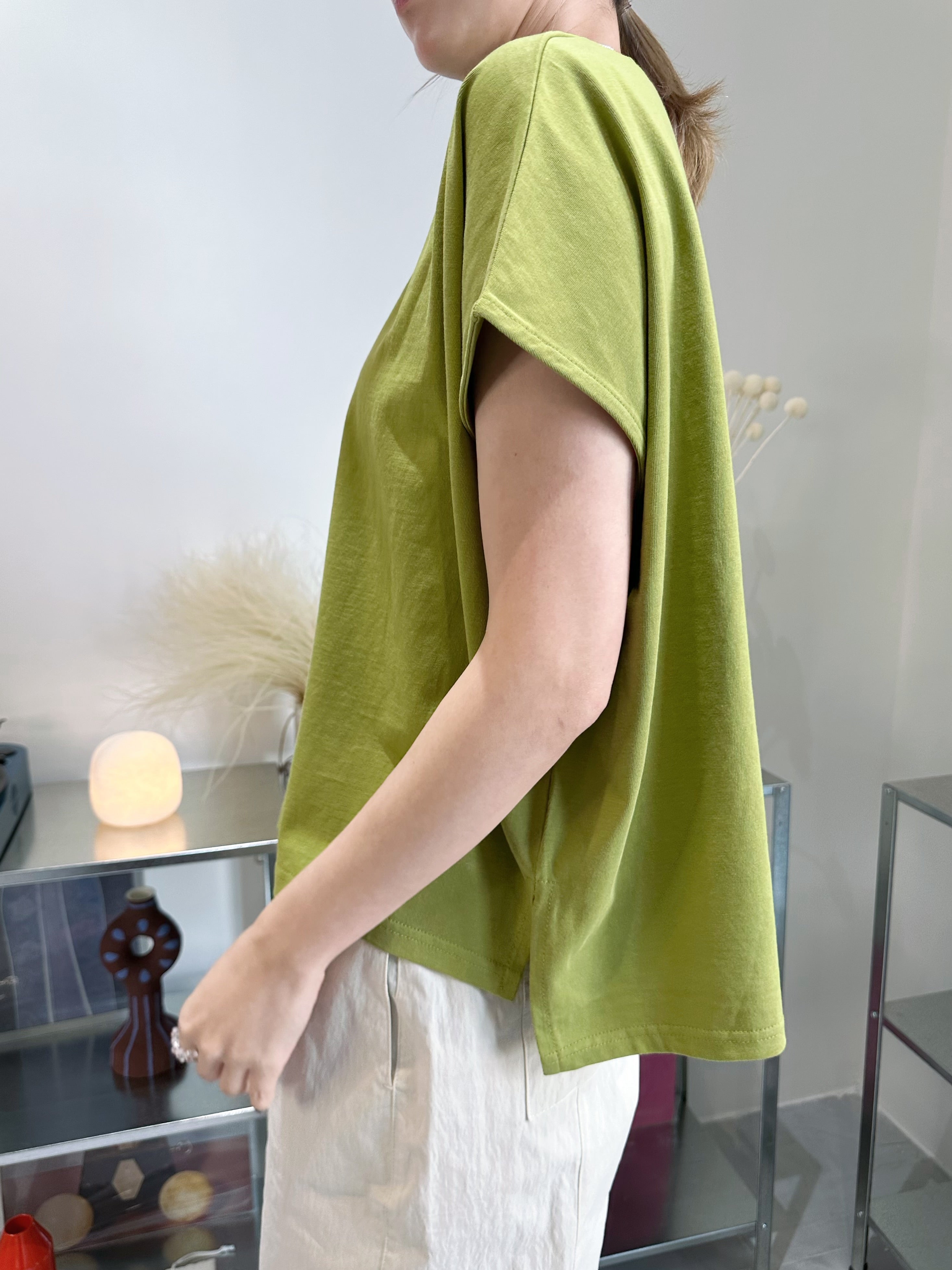 (訂貨:約15工作天)
梯型舒適T-shirt/橄欖