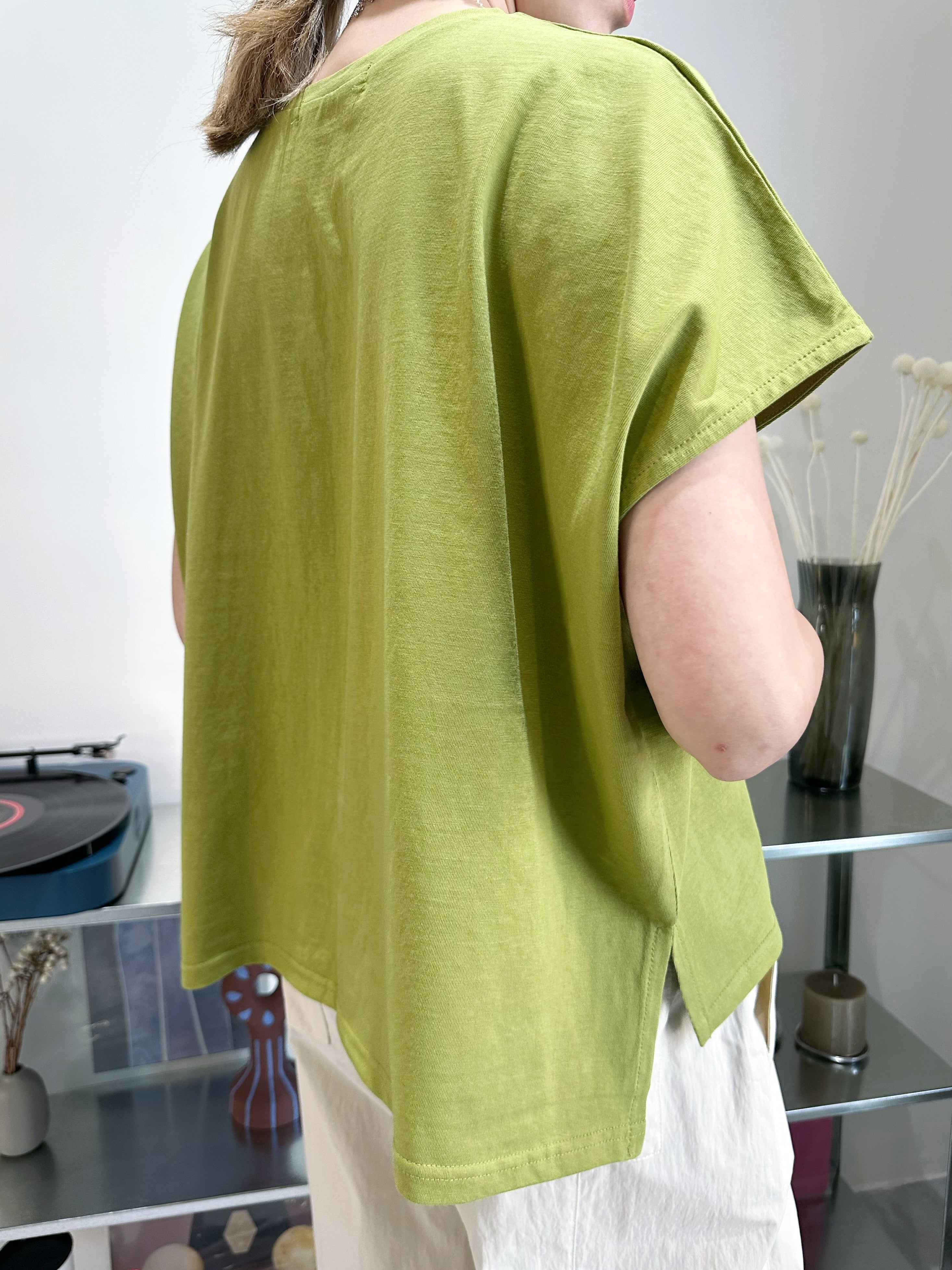 (訂貨:約15工作天)
梯型舒適T-shirt/橄欖