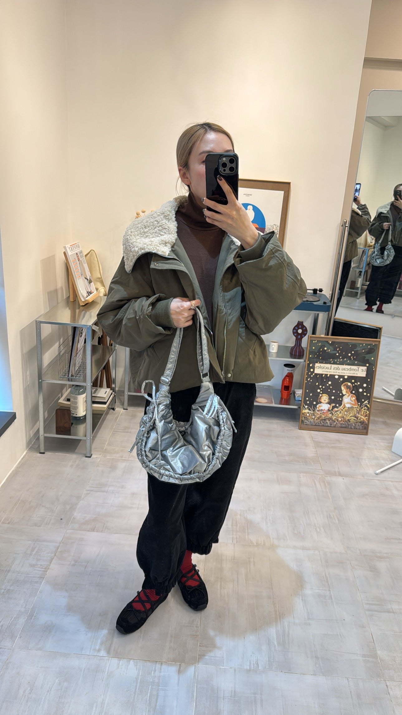 大領內層羽絨褸/軍綠