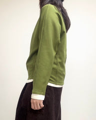 原身出企領T-shirt/霧綠