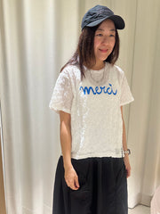 merci皺皺Tee/藍