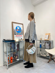 Ruffle衫腳T-shirt/灰