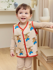 Sugar Short Vest Choco Pie Bear