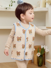 Sugar Short Vest Pastel Bear 310