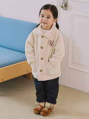 Sugar Collar Wool Jacket Cream