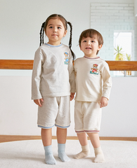 [兩件套]Honey Rib Point Set-up Ivory
