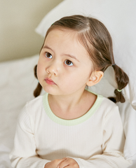 [睡衣兩件套]Honey Solid Set Ivory