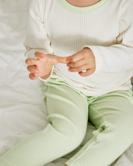 [睡衣兩件套]Honey Solid Set Ivory