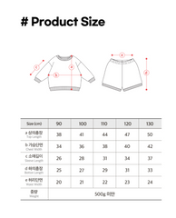 [兩件套] Honey Waffle Short Set-up Blue