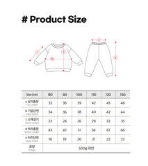 [兩件套]Honey Waffle Sweatshirt Set-up Olive