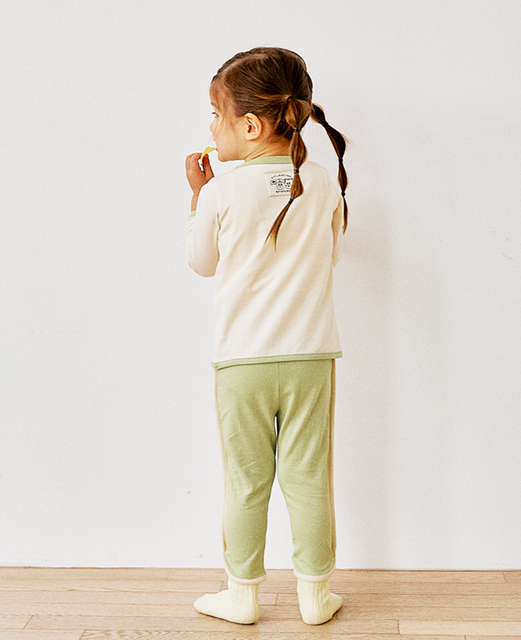 [睡衣兩件套]Honey Point Set Green