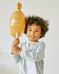 [睡衣兩件套]Honey Line Set Blue