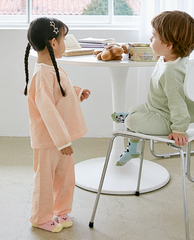 [睡衣兩件套]Honey Line Set Orange