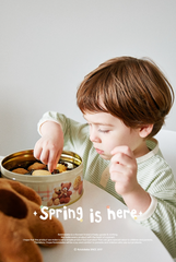 [睡衣兩件套]Honey Line Set Green