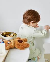 [睡衣兩件套]Honey Line Set Green