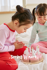 [睡衣兩件套]Honey Solid Set Purple