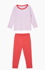 [睡衣兩件套]Honey Solid Set Purple