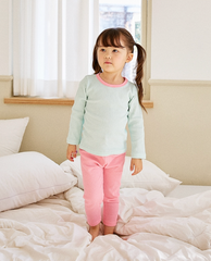 [睡衣兩件套]Honey Solid Set Mint