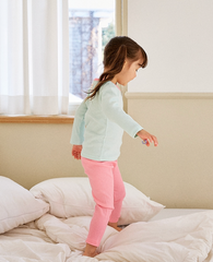 [睡衣兩件套]Honey Solid Set Mint