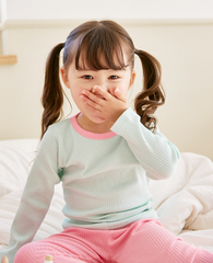 [睡衣兩件套]Honey Solid Set Mint