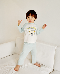 [睡衣兩件套]Honey Raglan Set-up Mint