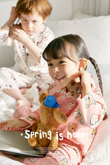 [睡衣兩件套]Honey Pajama Heart Bear