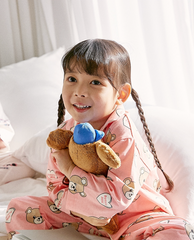 [睡衣兩件套]Honey Pajama Heart Bear