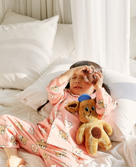 [睡衣兩件套]Honey Pajama Heart Bear