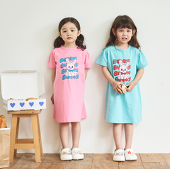 [連身裙] Shine Basic Dress Blue