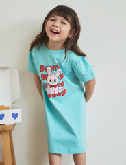 [連身裙] Shine Basic Dress Blue