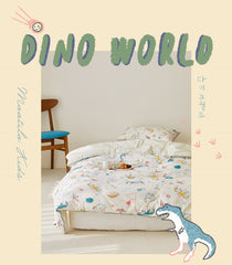 KIDS防塵蟎雲朵四季被/Dino World