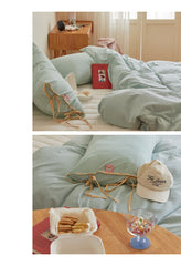 <無塵被袋+枕袋> Ribbon Cake -10色