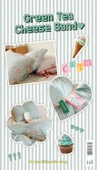 *被袋+枕袋* Ribbon Cake -4色