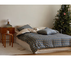 ☃ 秋冬Norton Classic雙面<一面絨毛一面格仔>抗菌玉米棉被-3色