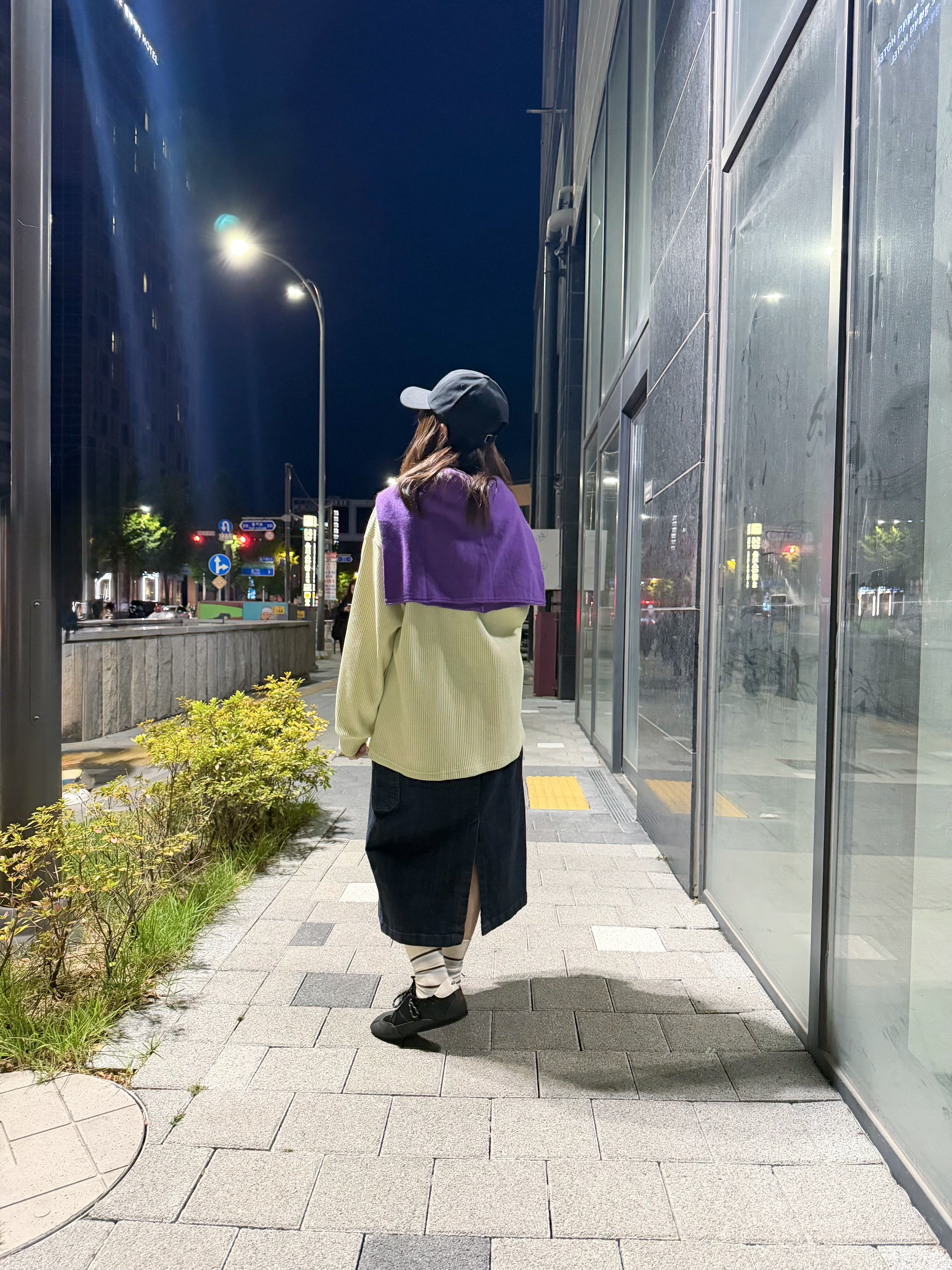 薄Cardigan/紫