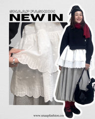 波浪邊內搭背心/白