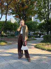 短身內搭T-shirt/白