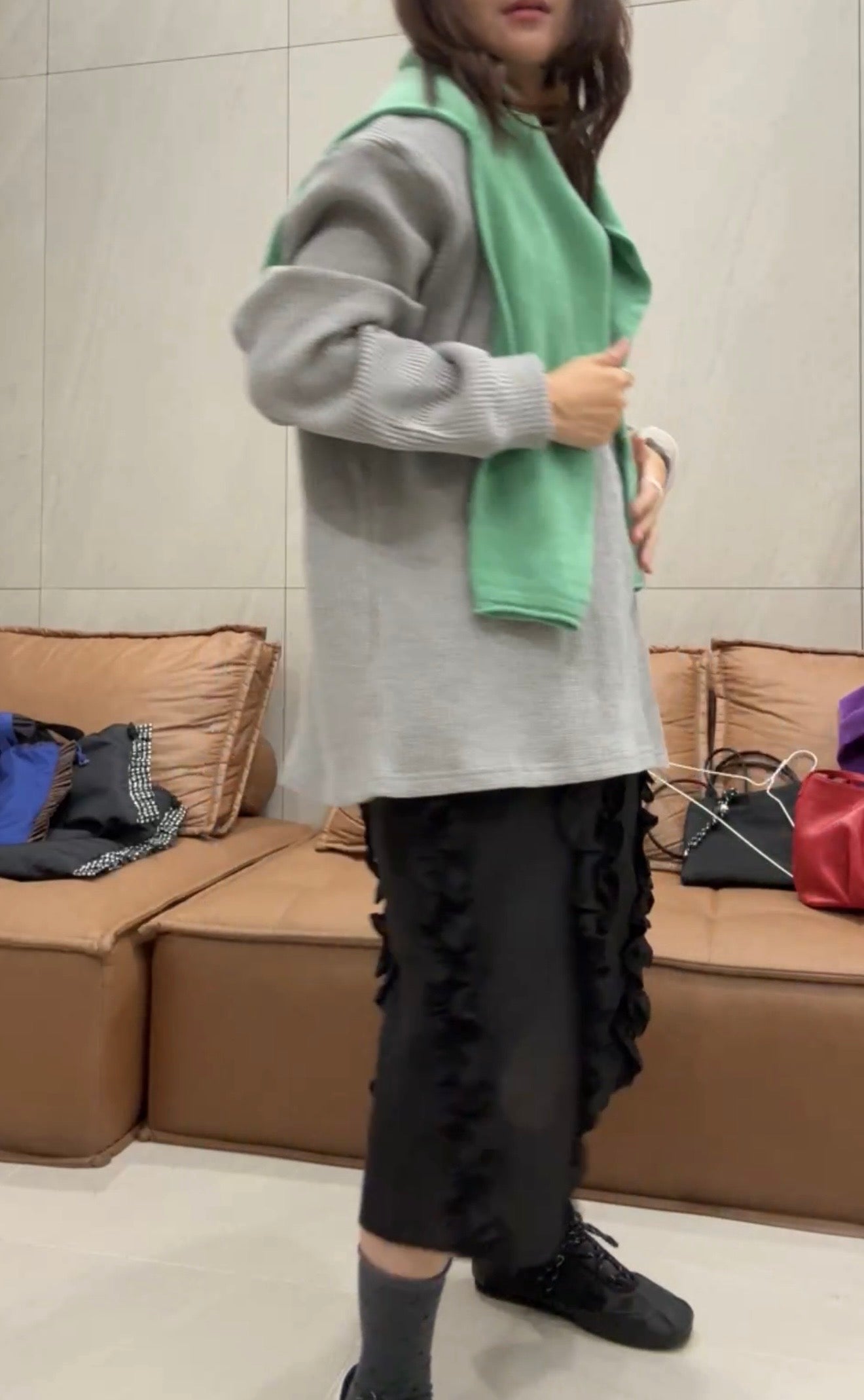 薄Cardigan/薄荷綠