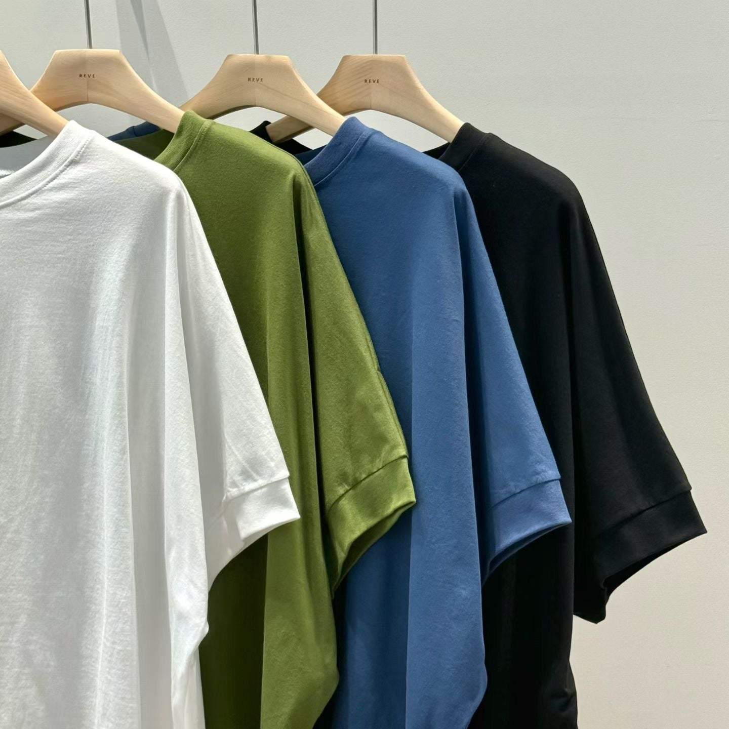 中袖Boxy T-shirt/綠茶