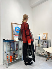 長身T-shirt/橙紅