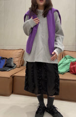 薄Cardigan/紫