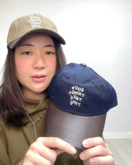 Good Things繡字cap帽/深藍