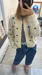 波點Cardigan/米杏