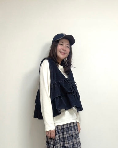 Good Things繡字cap帽/深藍