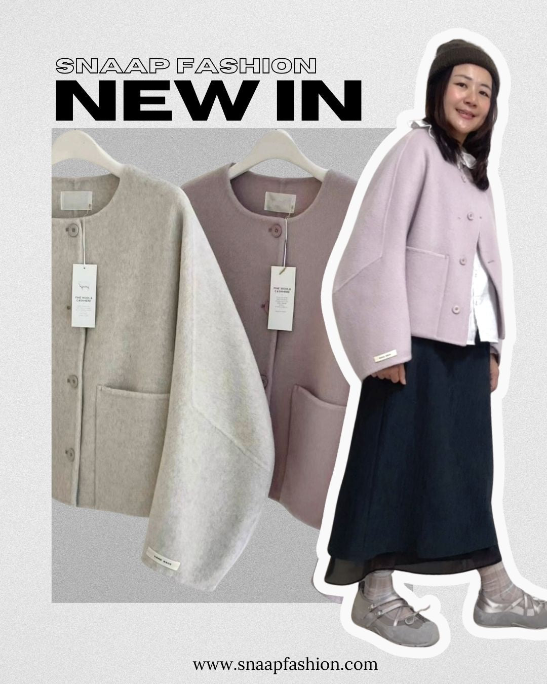 升級版Handmade Wool Jacket/櫻花