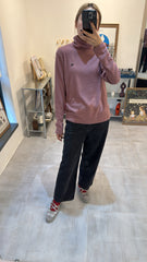 靚色企領T-shirt/霧粉紅