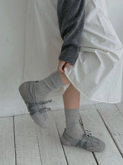 Sporty軟墊平低鞋/灰